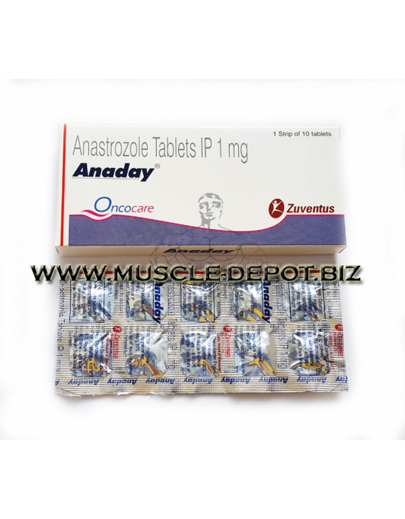 ARIMIDEX  (Anastrozole Tablets IP, ANADAY) 1mg, 10 tabs