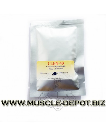 CLEN-40  (Clenbuterol  40mcg , 100 tabs)